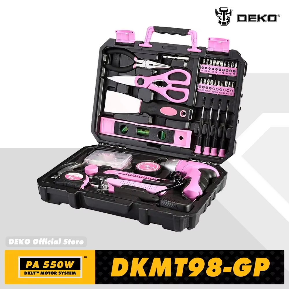 Woodworking Hammer - DEKO DKMT98-GP Pink 98 Piece Tool