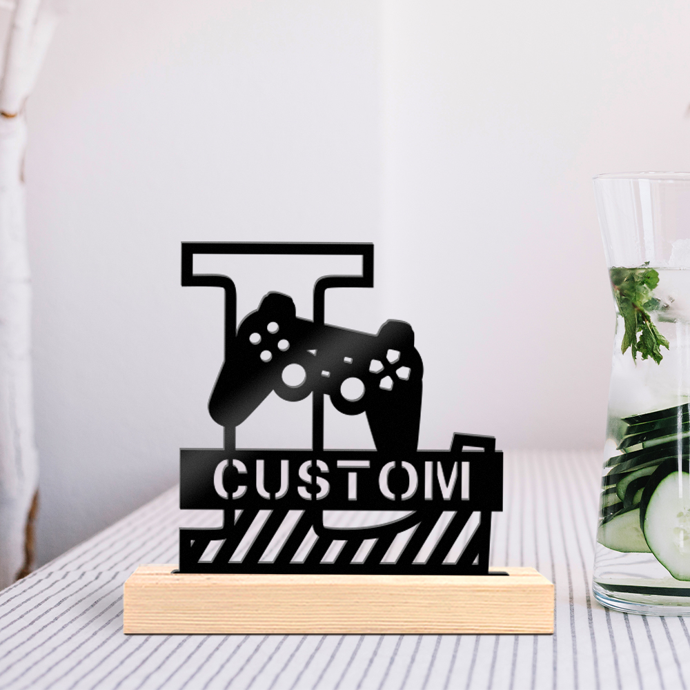 Woodworking Laser - 1pc Metal Desktop Ornaments and Decorations