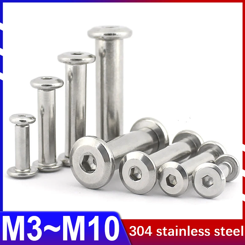 Woodworking Book - M3~M10 304 Stainless Steel Hexagon Socket