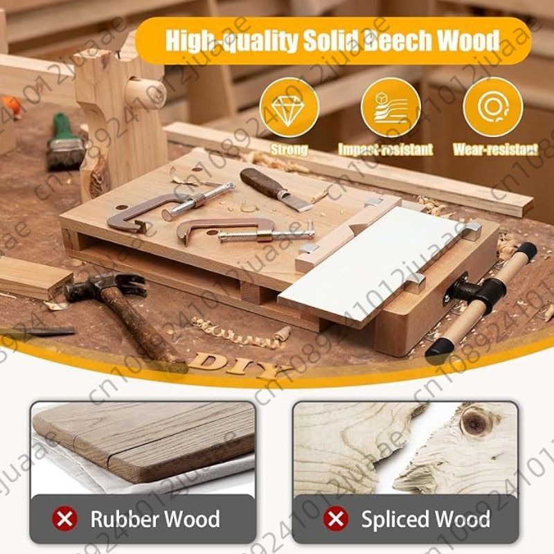 Woodworking Vise - Hardwood Bench Desktop Woodworking Vise Woodworking