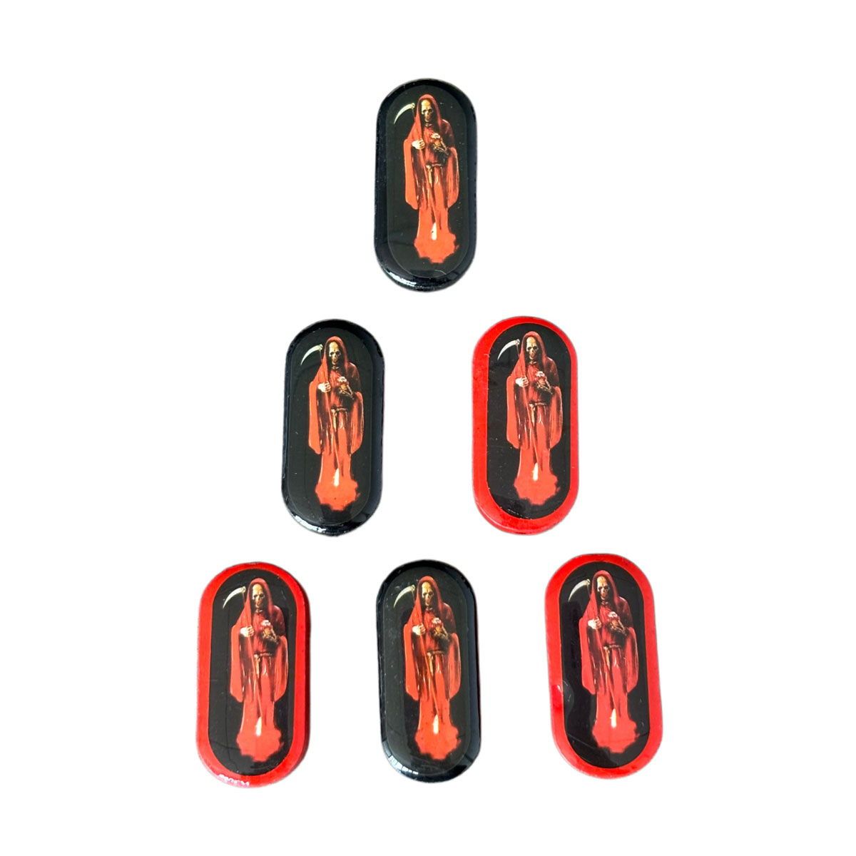 Woodworking Joint Types - 12pcs Santa Muerte Wooden Beads, Holy