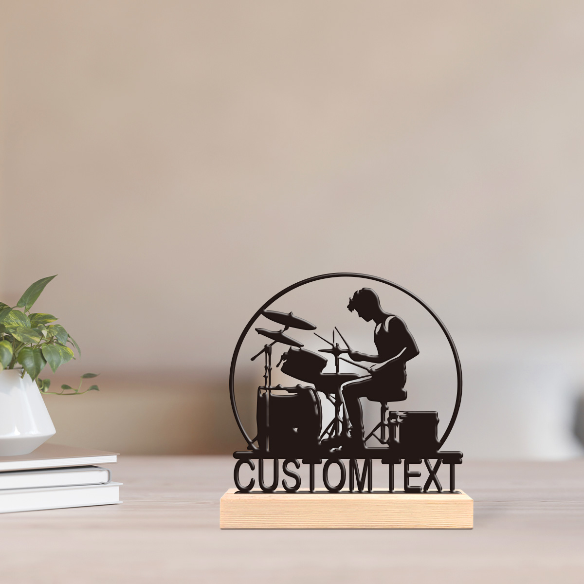 Woodworking Laser - 1pc Interesting Desktop Metal Statues Custom