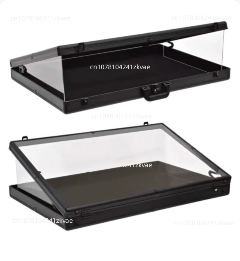 Woodworking Supplier - Silver Aluminum Acrylic Transparent Top Display