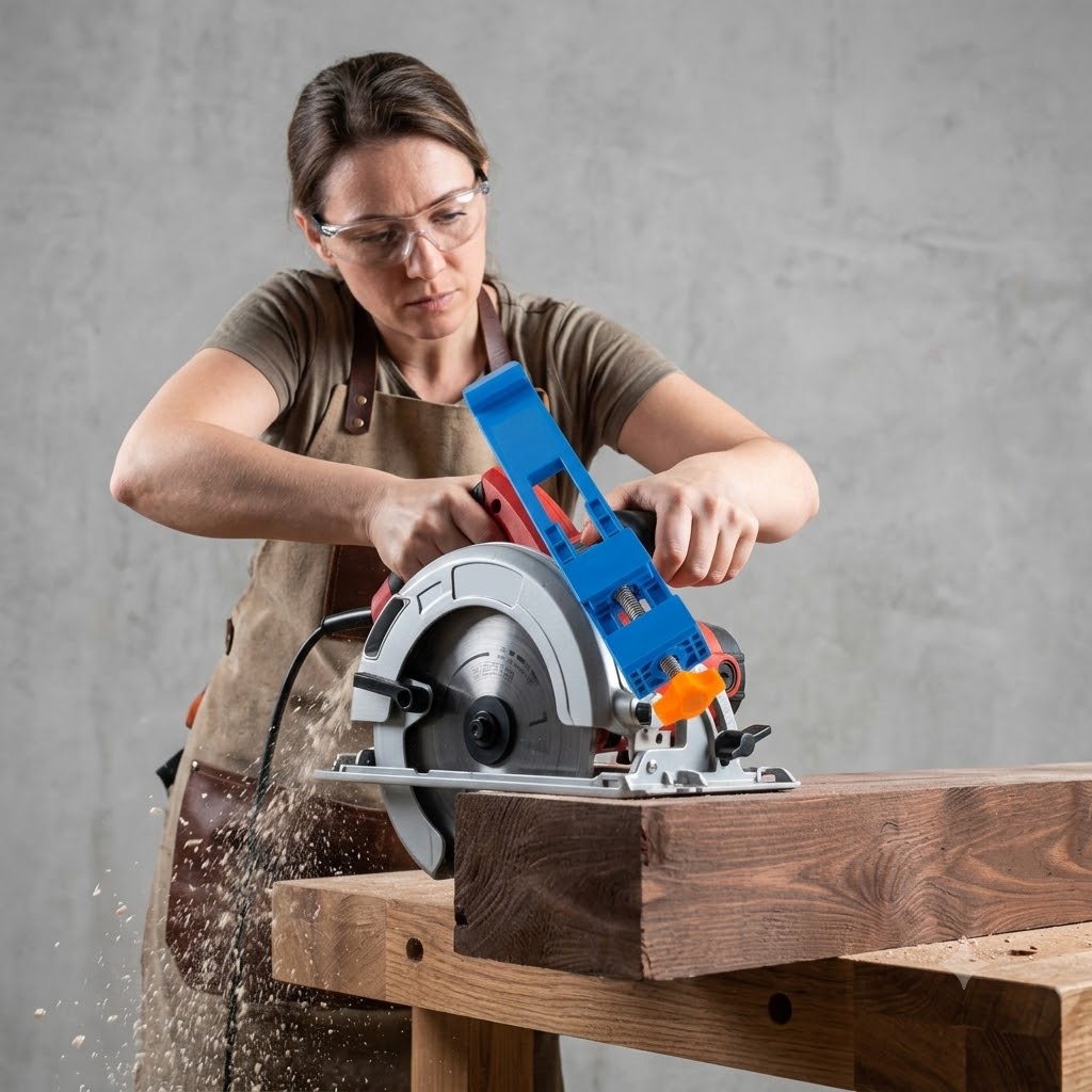 Woodworking Electric Saw - Durable ABS Electric Circular Saw, Heavy