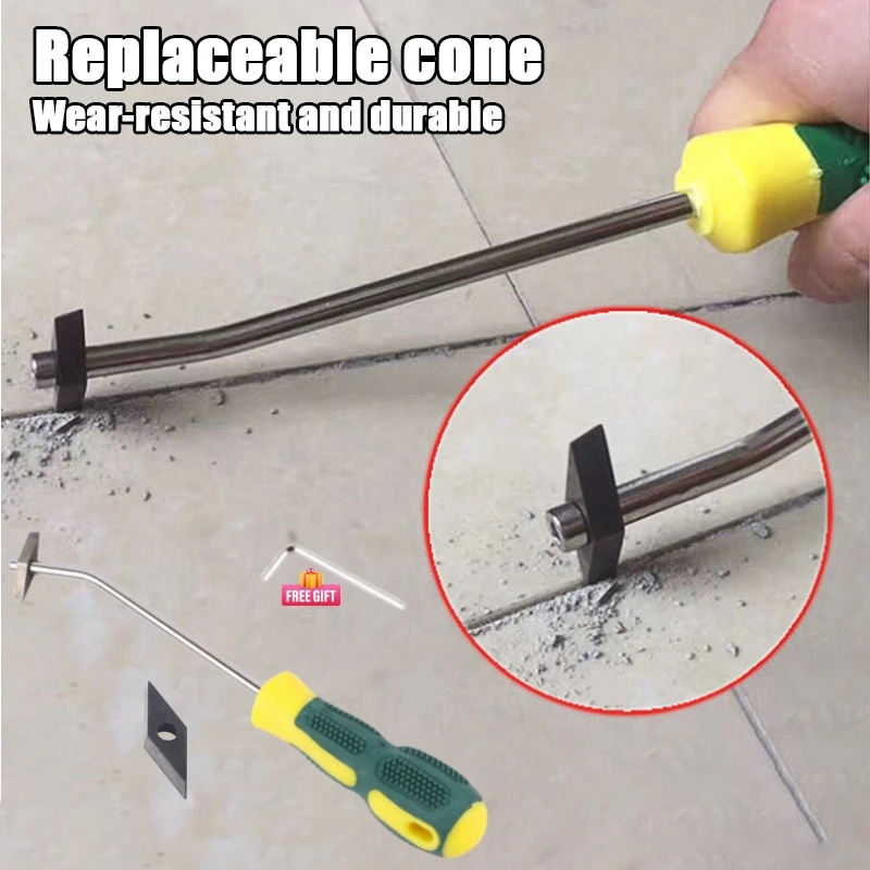 Woodworking Hammer - Replaceable Ceramic Tile Grout Remover Tungsten