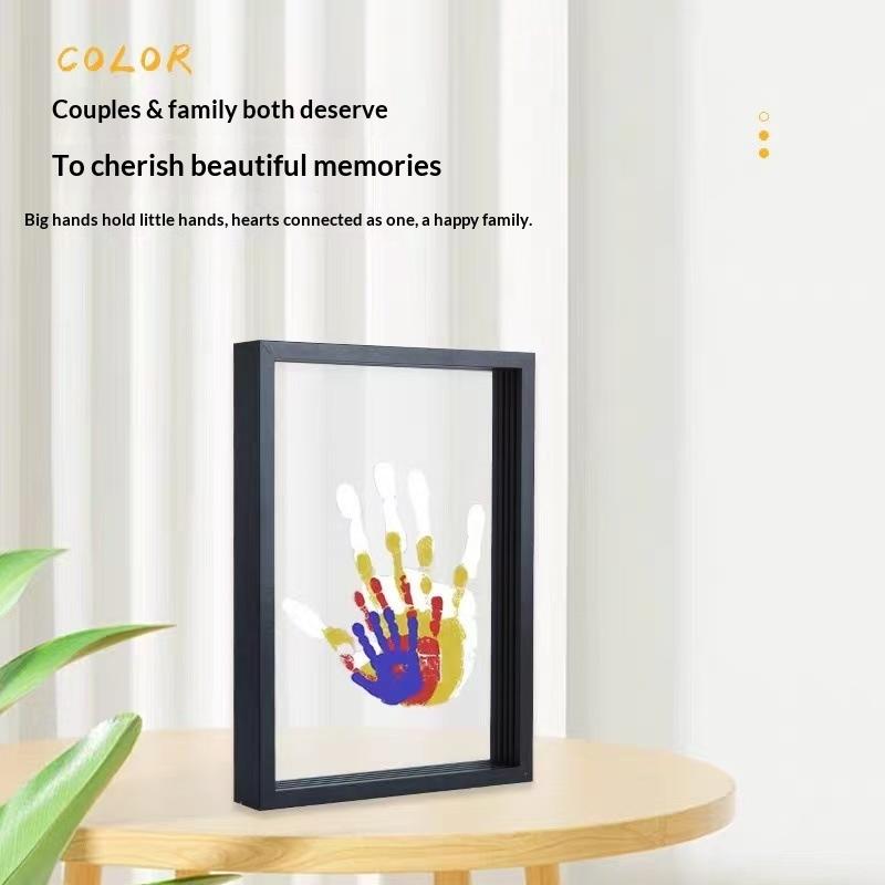 Woodworking Diy Projects - New-1Set Family Handprint Photo Frame DIY