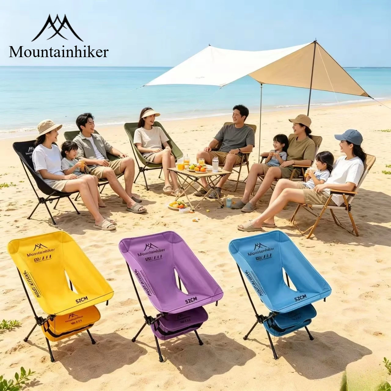 Woodworking Outdoor Furniture - Ultra Light Folding Moon Chair Alu