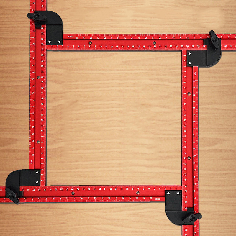 Woodworking Ai - 59cm Adjustable Square Router Template Guide,