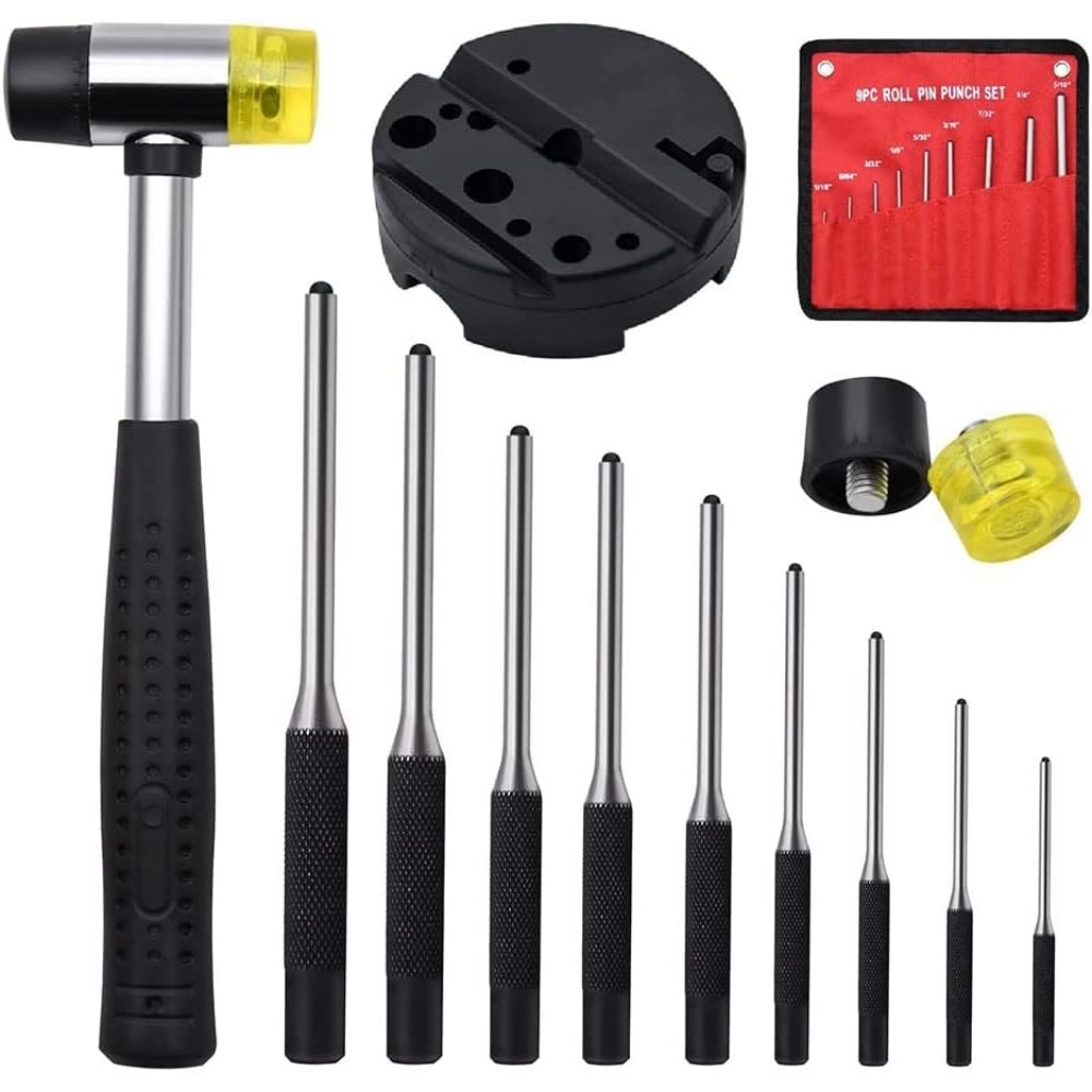 Woodworking Hammer - 13pcs Roll Set Storage Pouch Smithing