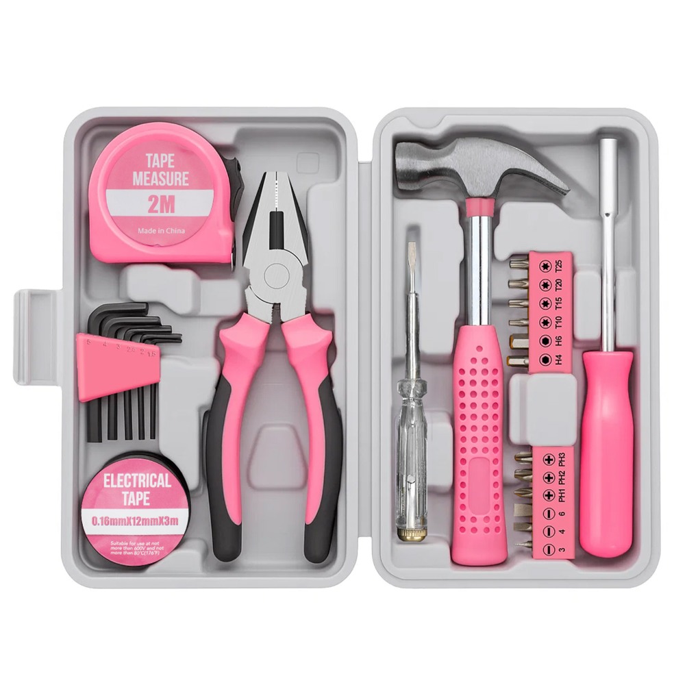 Woodworking Vise - Pink Portable Hand Tools Combination Home