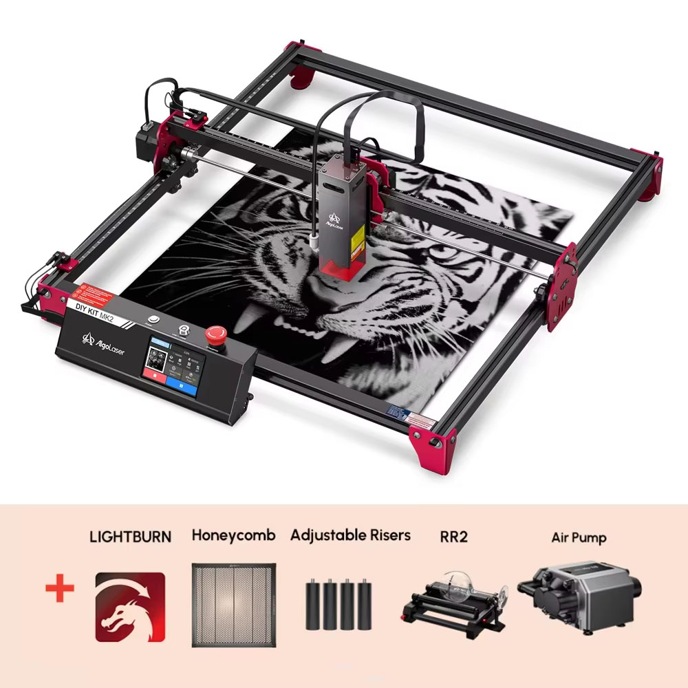 Woodworking Diy Projects - Algolaser DIY KIT MK2 40*43cm CNC