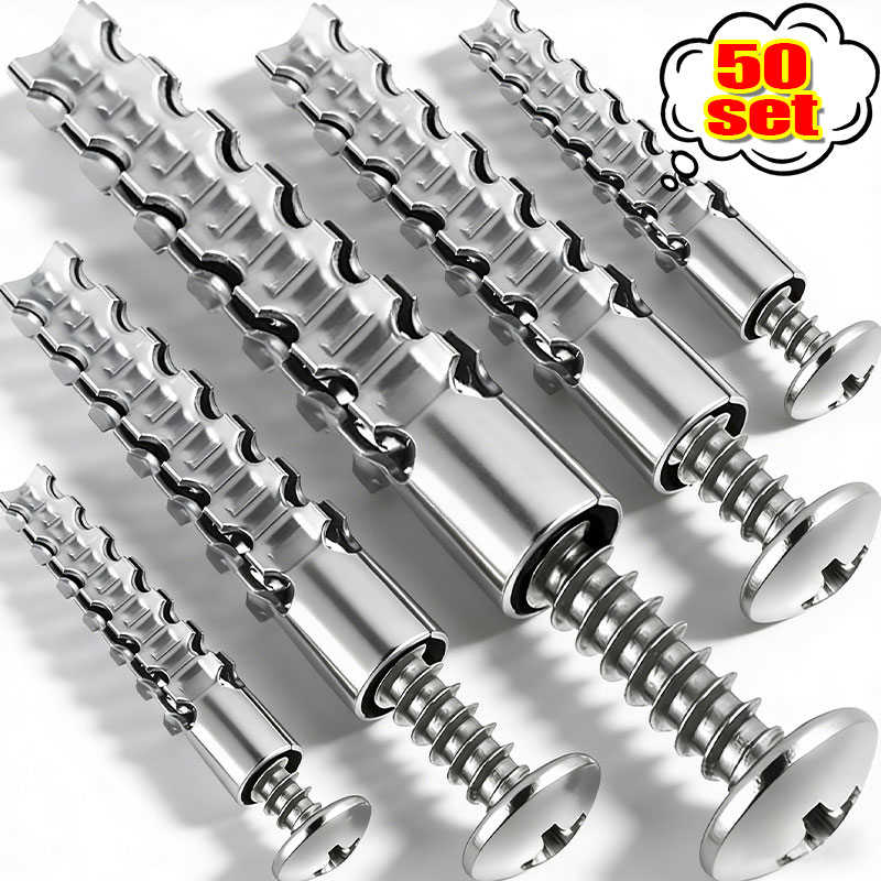 Woodworking Hatchet - Expansion Screw Carbon Steel Silver Anti