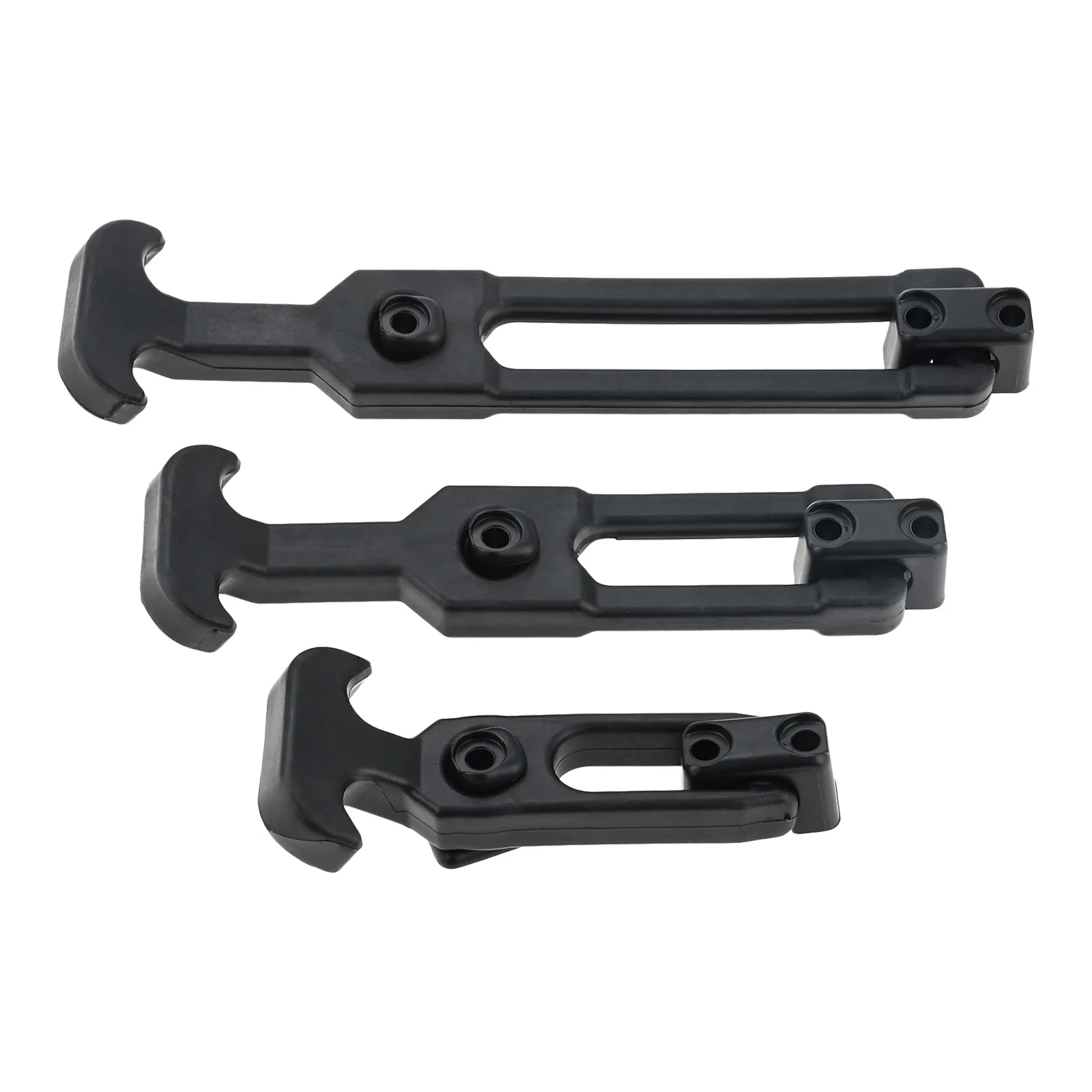 Woodworking Ai - Black T-Handle Rubber Flexible Draw Latches