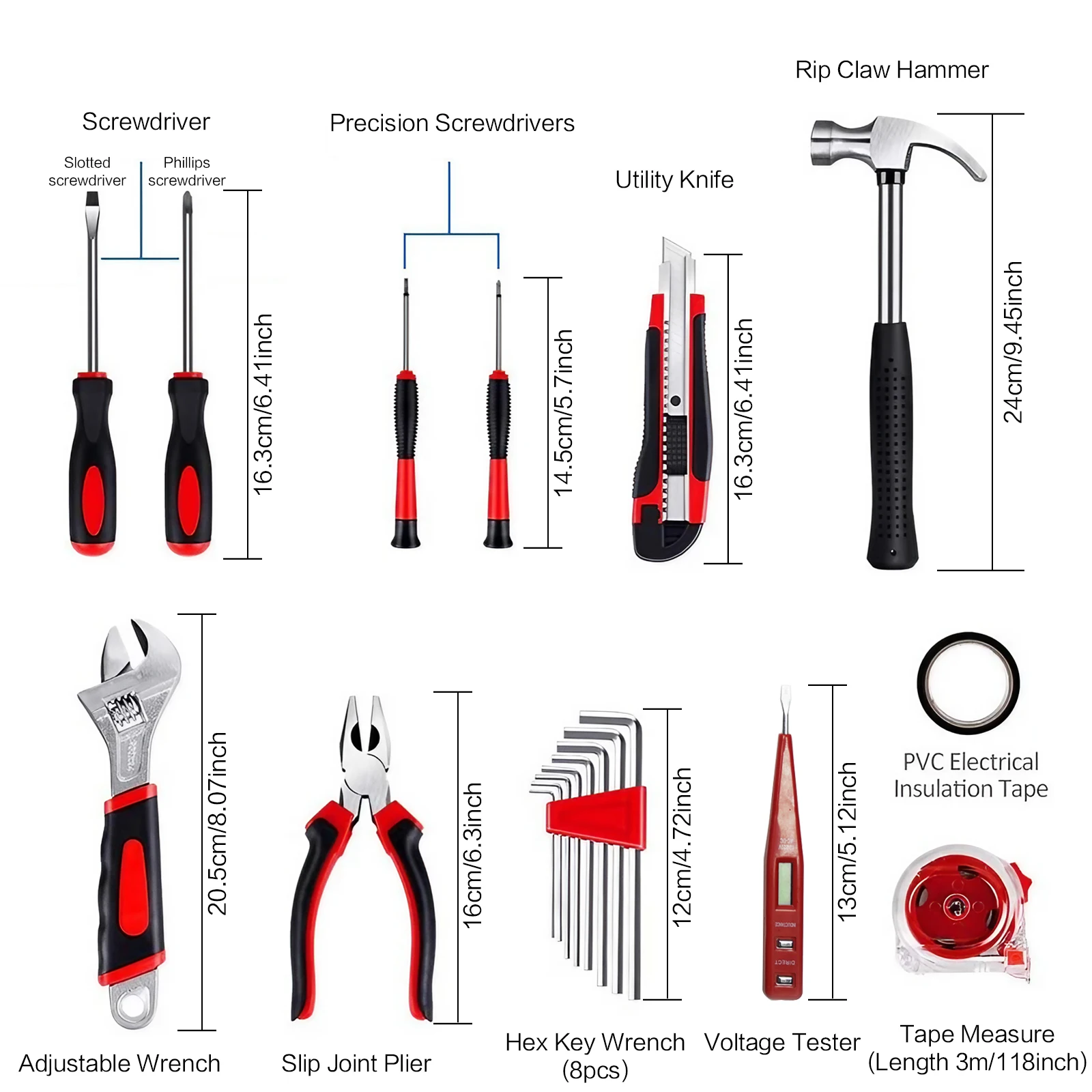 39/45pcs Hardware Household Ha - Woodworking Hammer ulasan dan harga