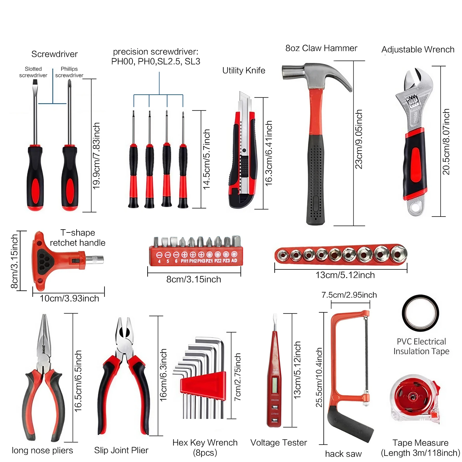 39/45pcs Hardware Household Ha - Woodworking Hammer ulasan dan harga