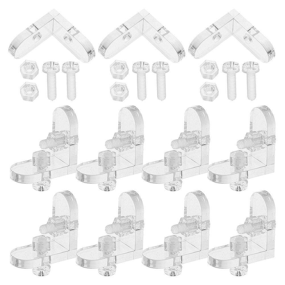 15Pcs Acrylic L-Shaped Corner  - Woodworking Joint Types ulasan dan harga