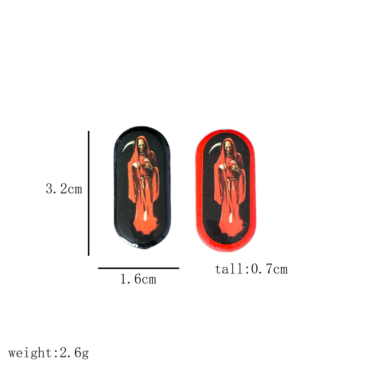 12pcs Santa Muerte Wooden Bead - Woodworking Joint Types ulasan dan harga
