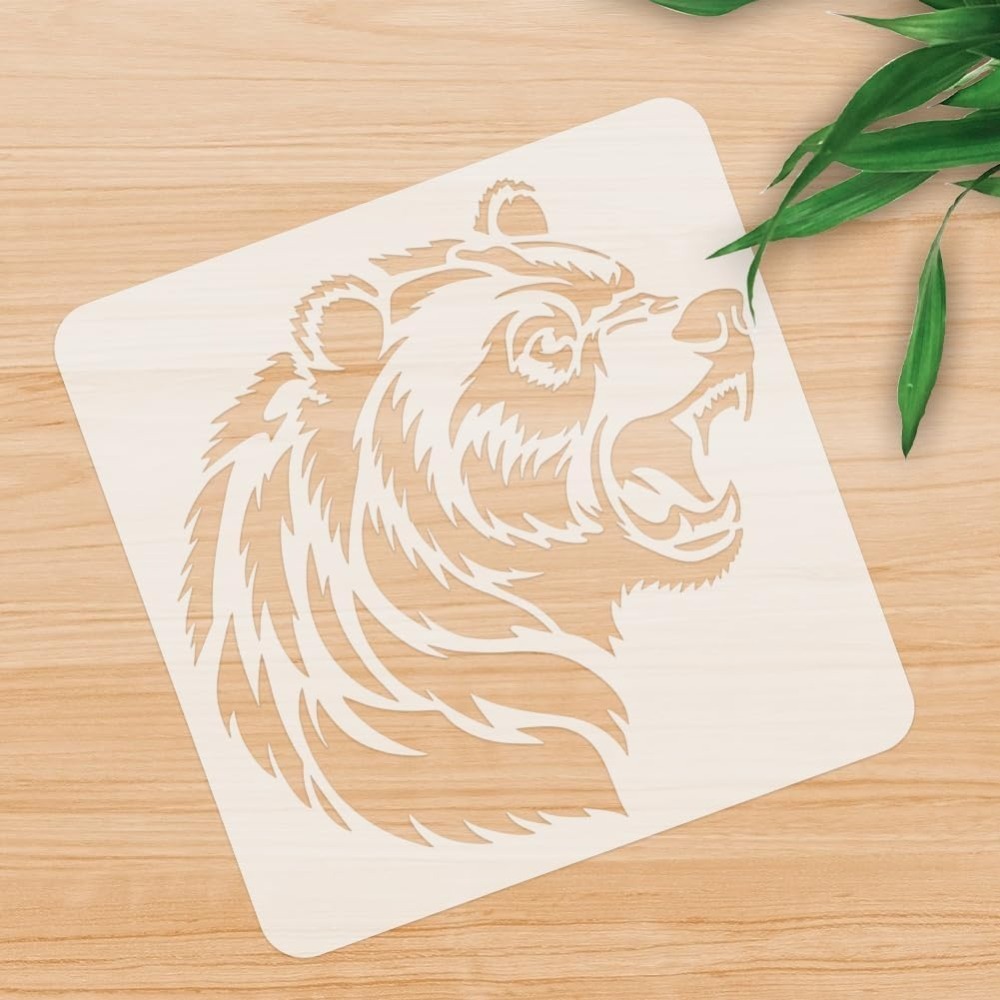 1 Piece Roaring Bear Head Anim - Woodworking Diy Projects ulasan dan harga