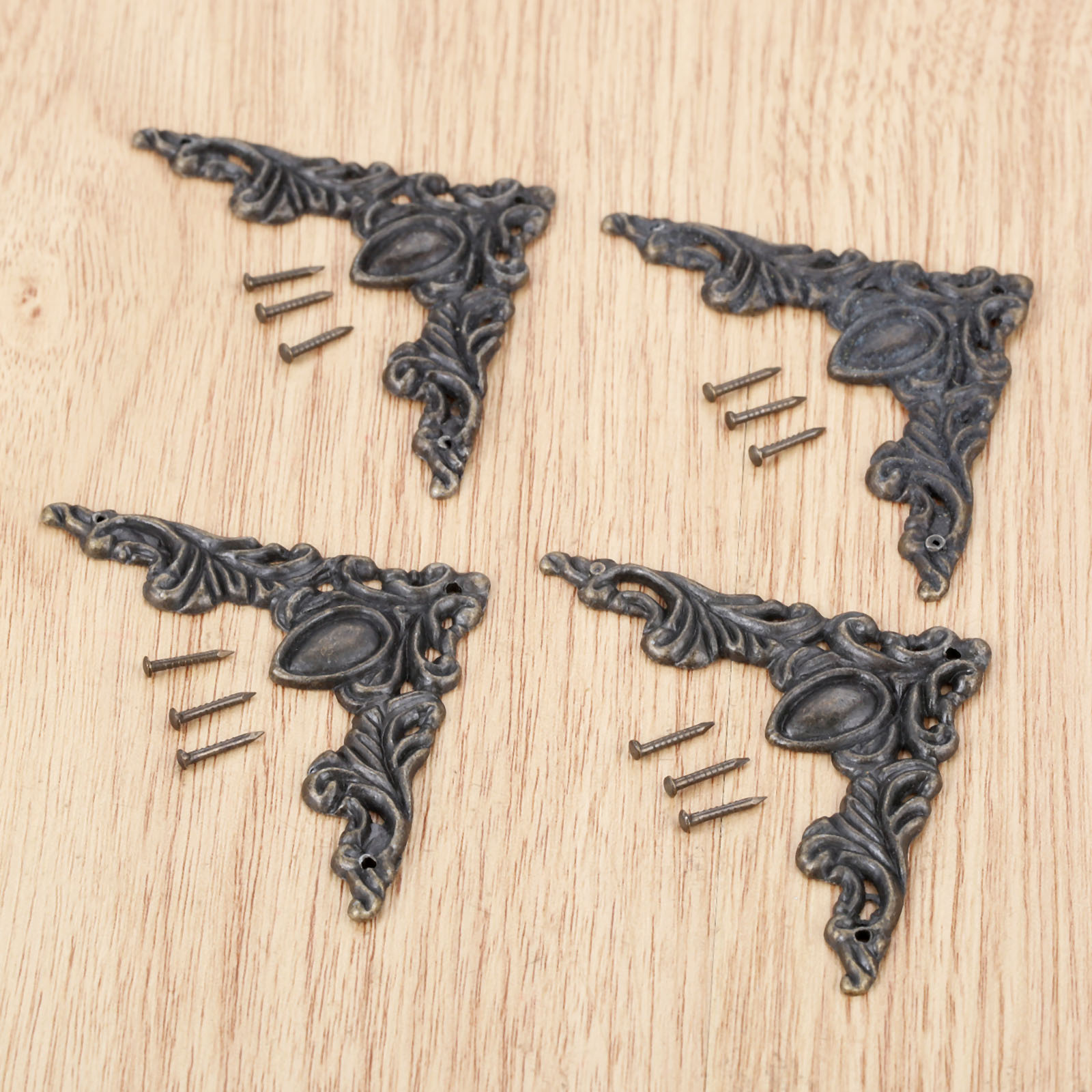 4Pcs Antique Bronze Decorative - Woodworking Book ulasan dan harga