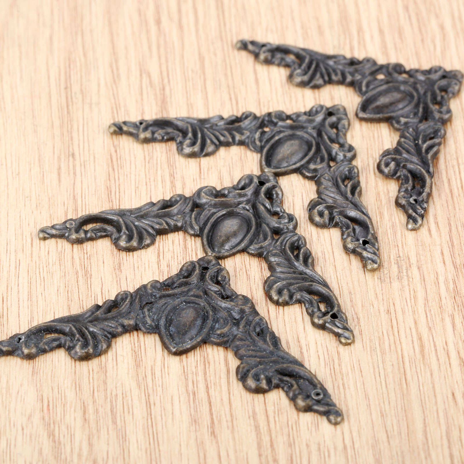 4Pcs Antique Bronze Decorative - Woodworking Book ulasan dan harga