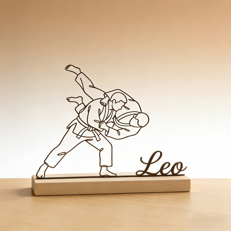 Custom Engraved Judo Martial A - Woodworking Laser ulasan dan harga