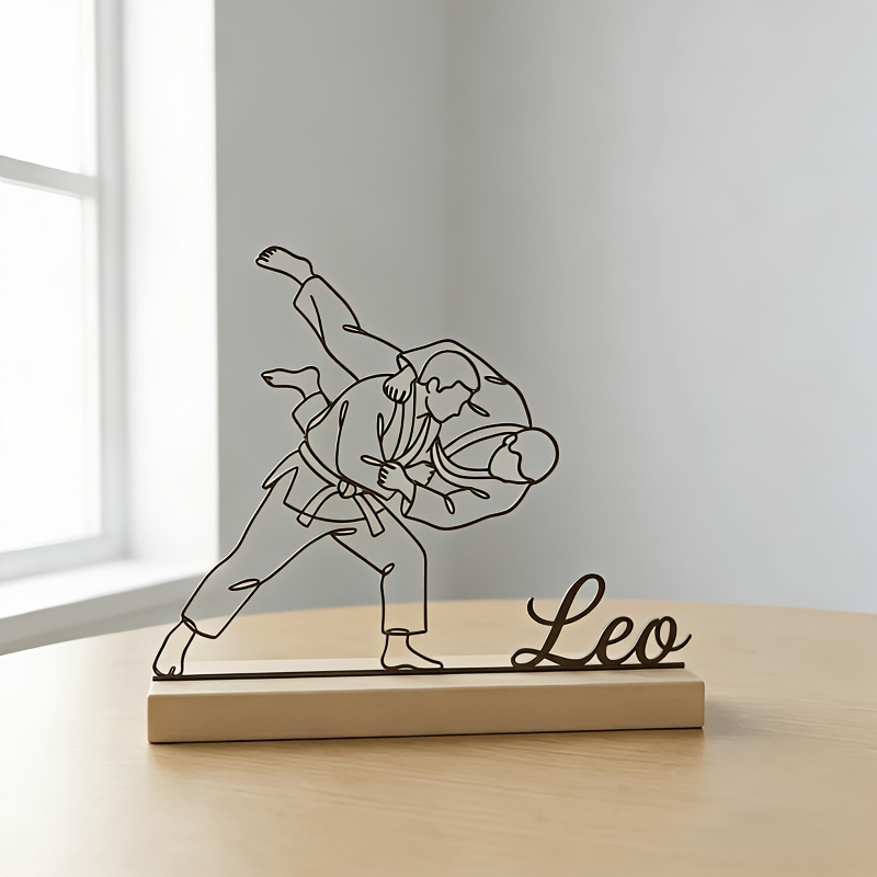 Custom Engraved Judo Martial A - Woodworking Laser ulasan dan harga