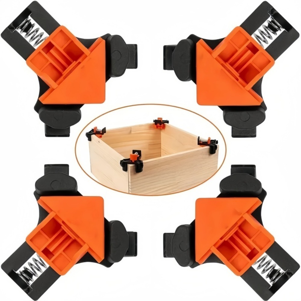 4pcs 90° Right Angle Clamp Fix - Woodworking Studio ulasan dan harga
