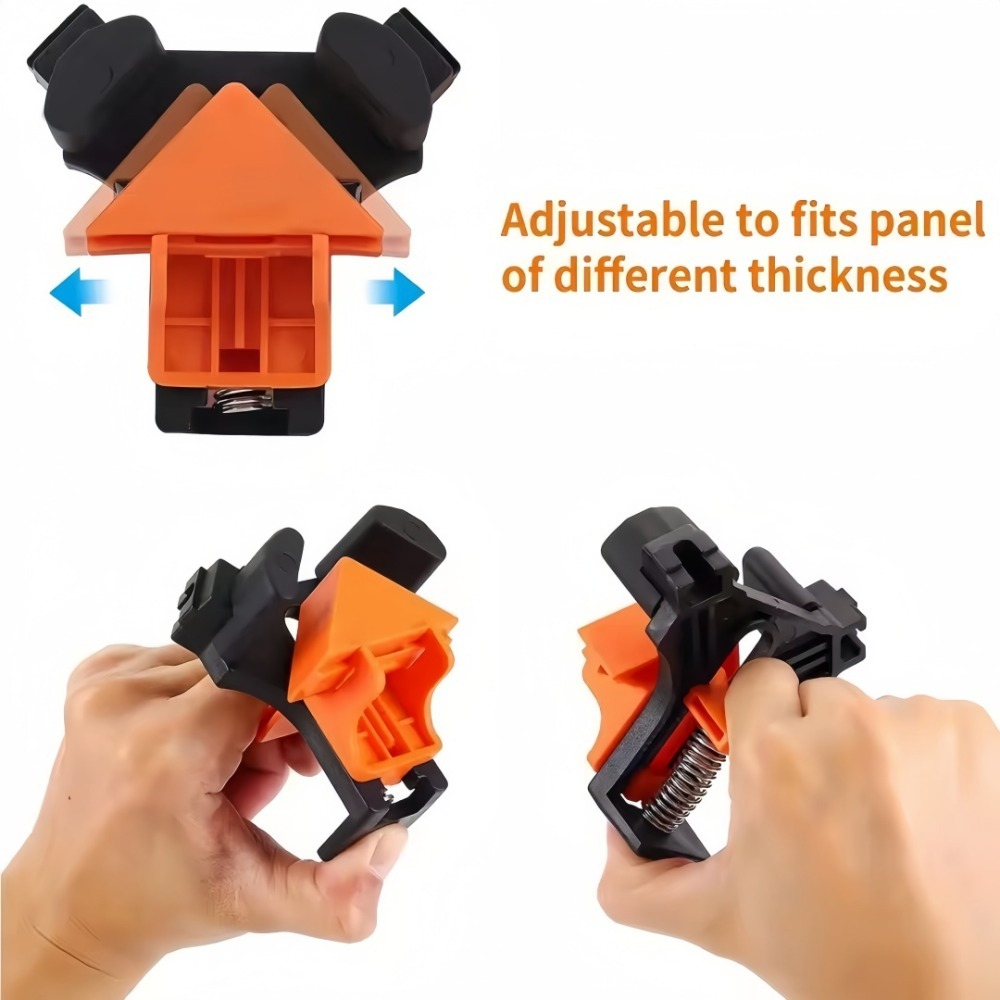 4pcs 90° Right Angle Clamp Fix - Woodworking Studio ulasan dan harga