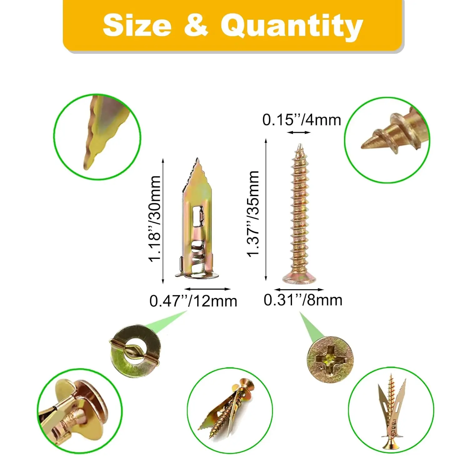 Self Drilling Anchor Screw 30/ - Woodworking Hatchet ulasan dan harga