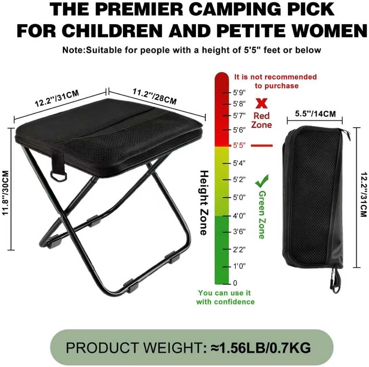 GMOX Camping Stool Portable Ch - Woodworking Outdoor Furniture ulasan dan harga