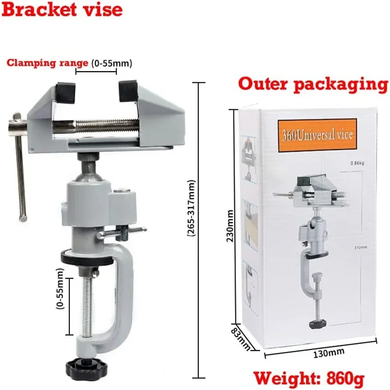 Multifunctional Aluminum Alloy - Woodworking Vise ulasan dan harga