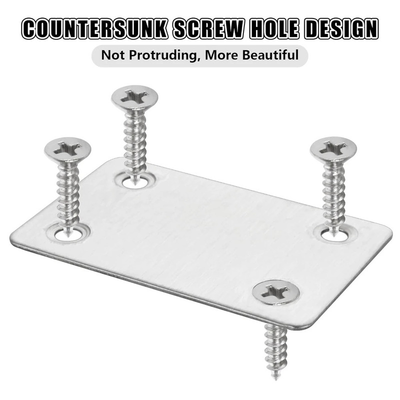 10Pcs Stainless Steel Right An - Woodworking Joint Types ulasan dan harga