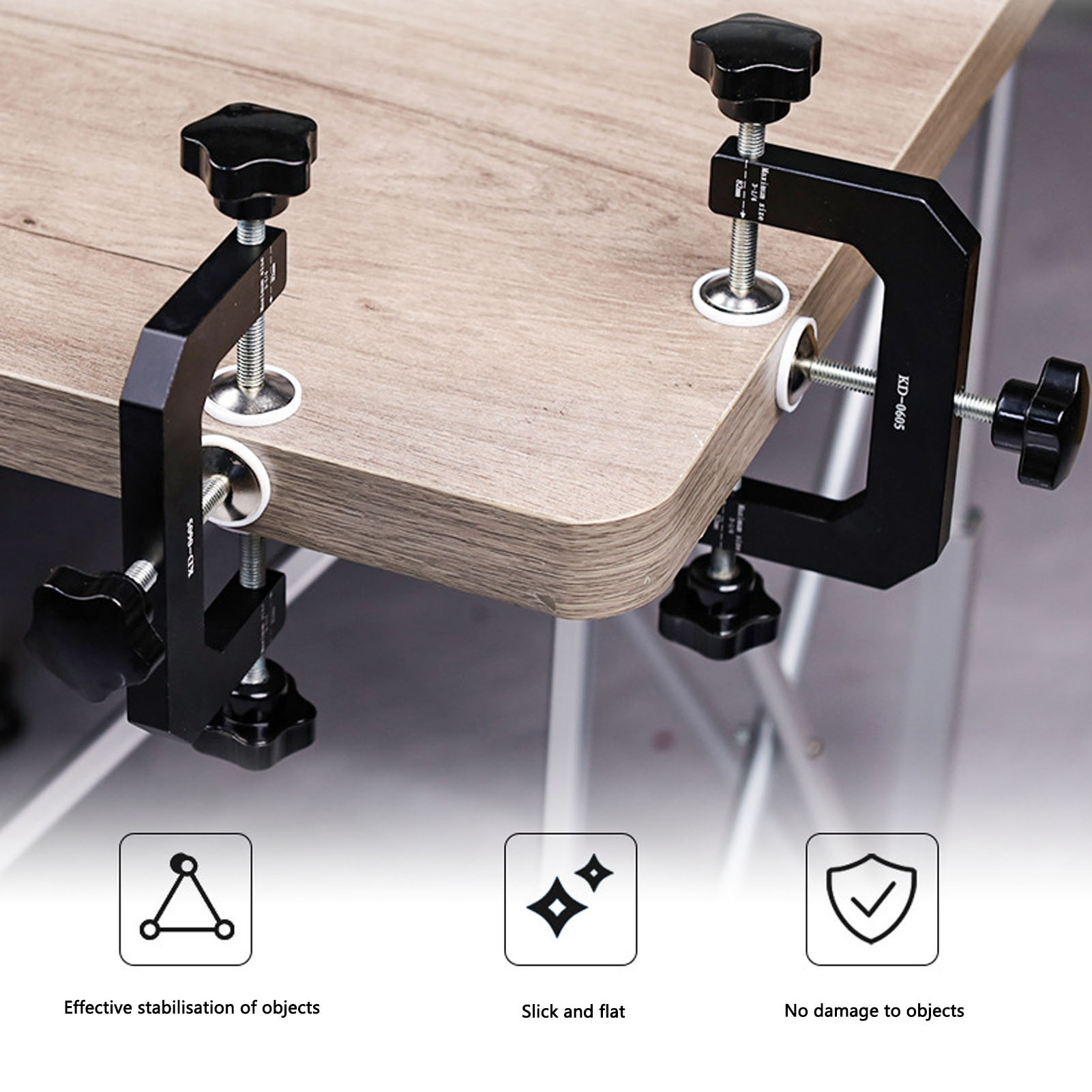 3 Way G Clamp Aluminium Alloy  - Woodworking Vise ulasan dan harga