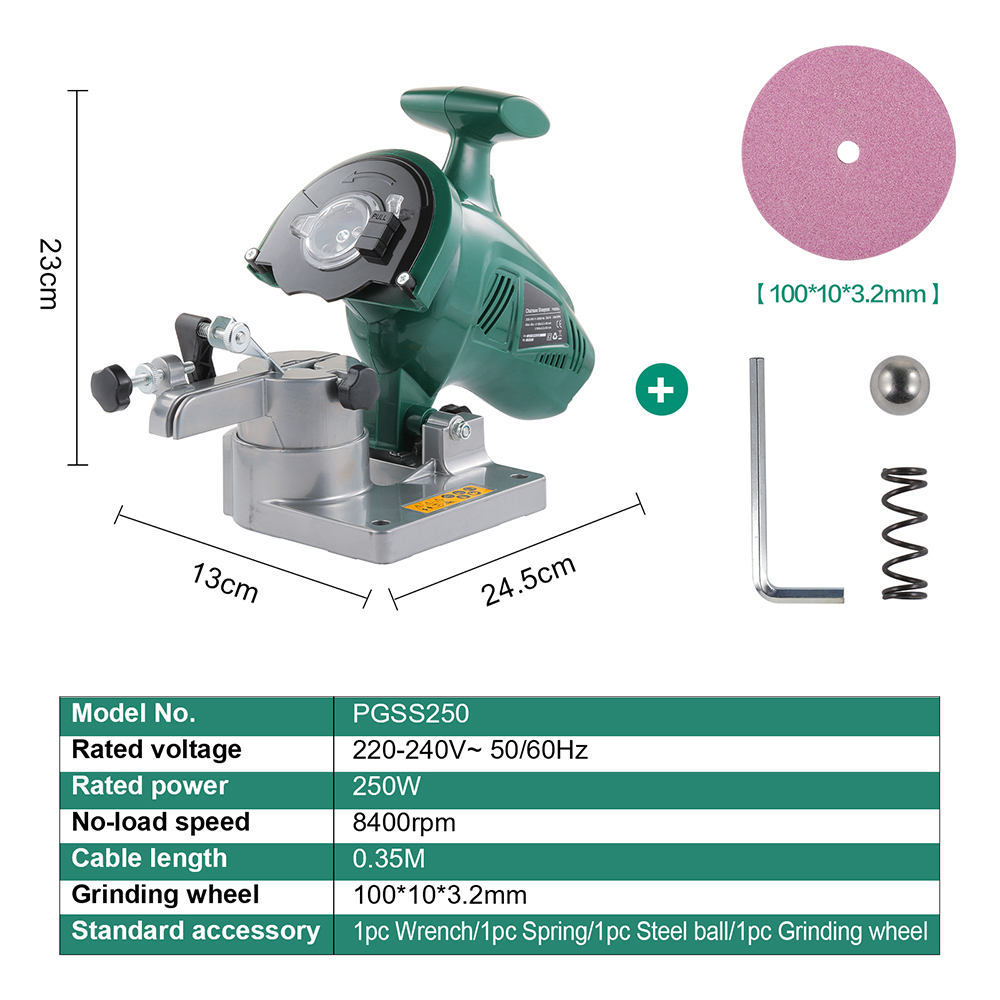 POSENPRO 250W ChainSaw Sharpen - Woodworking Electric Saw ulasan dan harga