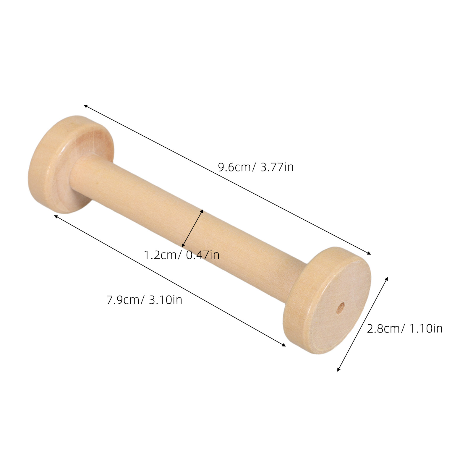 5Pcs Wooden Spools Natural Vin - Woodworking Diy Projects ulasan dan harga