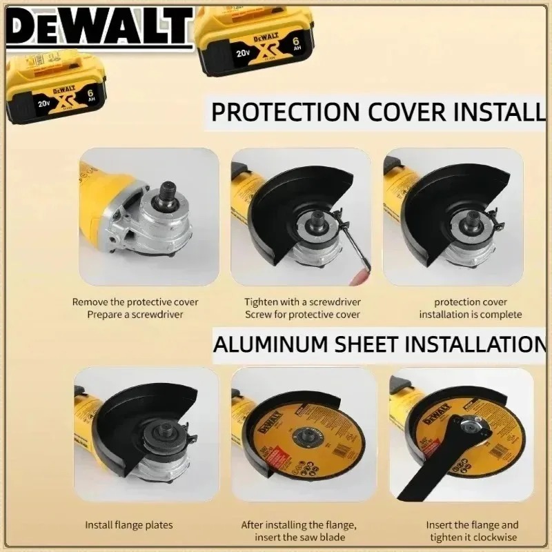 Dewalt DCG406 125MM Angle Grin - Woodworking Ai ulasan dan harga