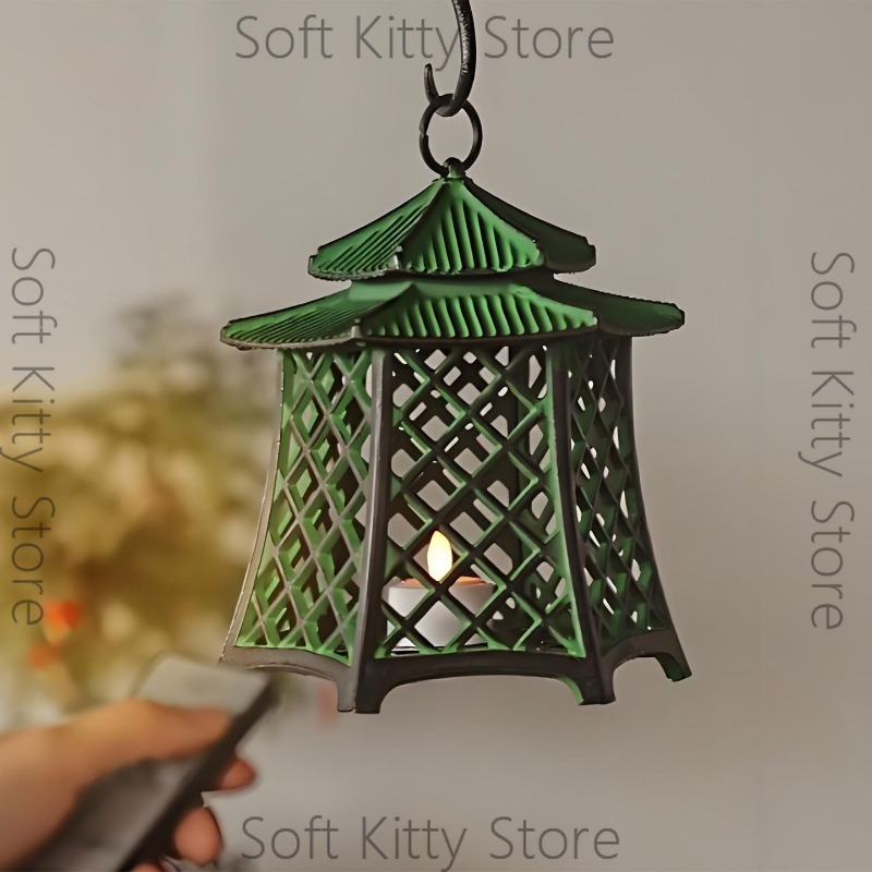 Cast iron lamp hollow candlest - Zen Woodworking ulasan dan harga