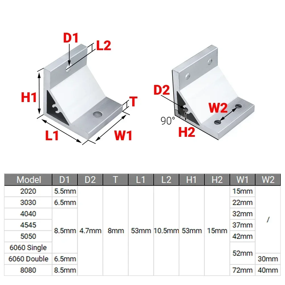 4Pcs 90 Degree Corner Angle Br - Woodworking Joint Types ulasan dan harga