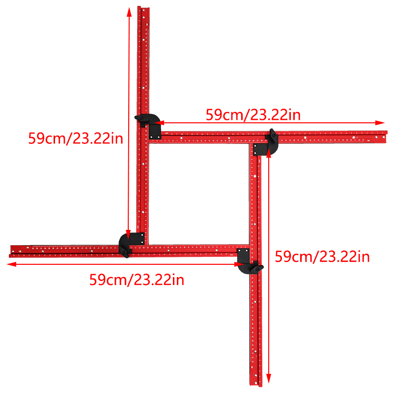 59cm Adjustable Square Router  - Woodworking Ai ulasan dan harga
