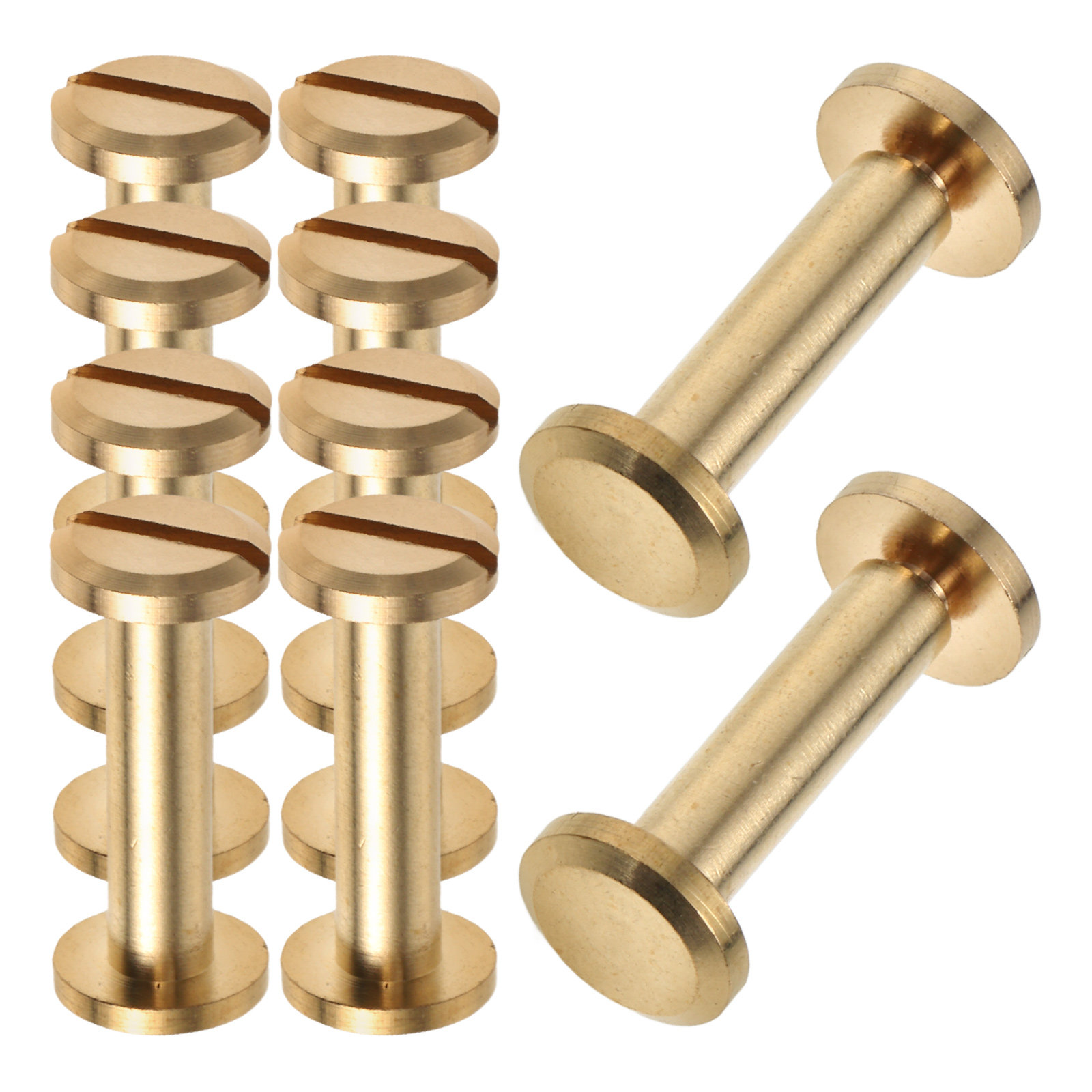10Pcs Binding Screws Copper Sc - Woodworking Book ulasan dan harga