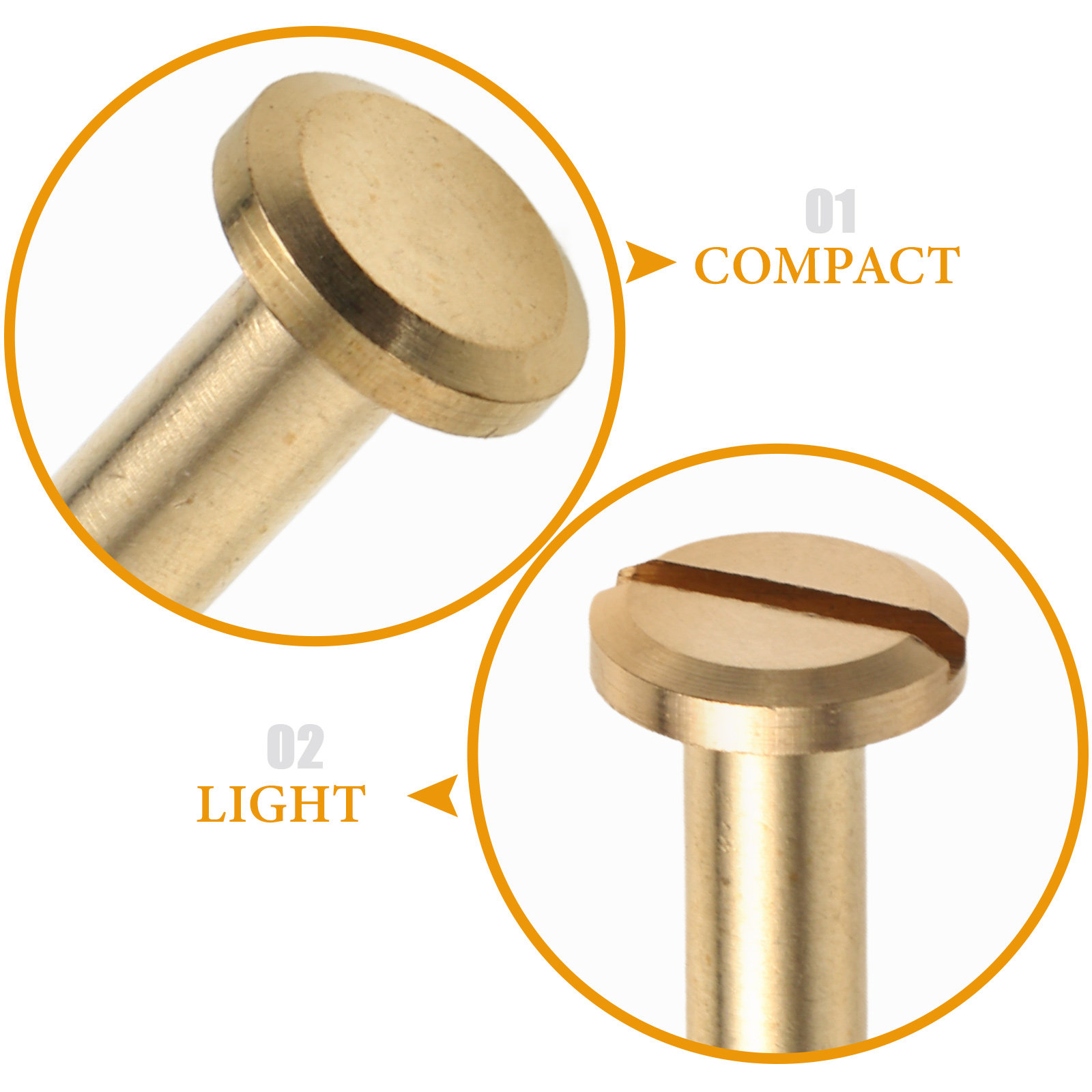 10Pcs Binding Screws Copper Sc - Woodworking Book ulasan dan harga