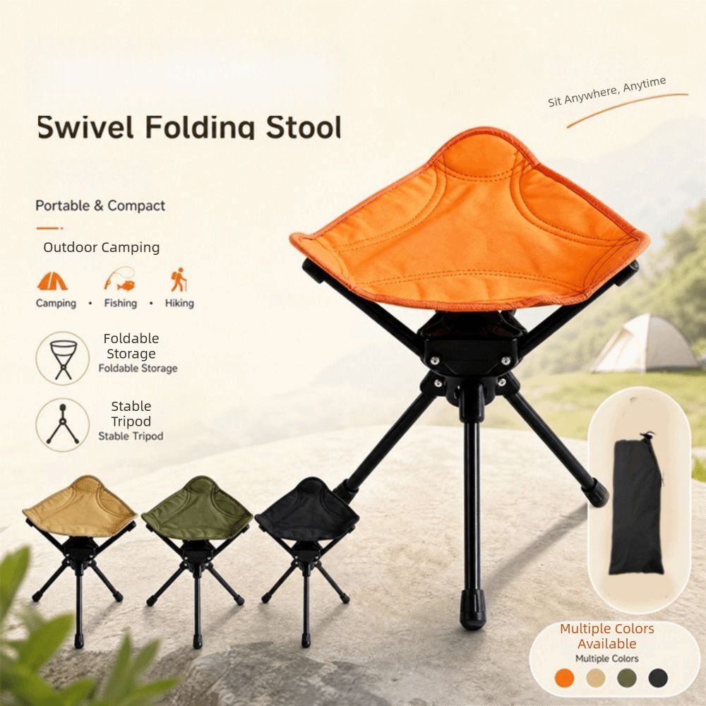 Three Legged Folding Rotating  - Woodworking Outdoor Furniture ulasan dan harga