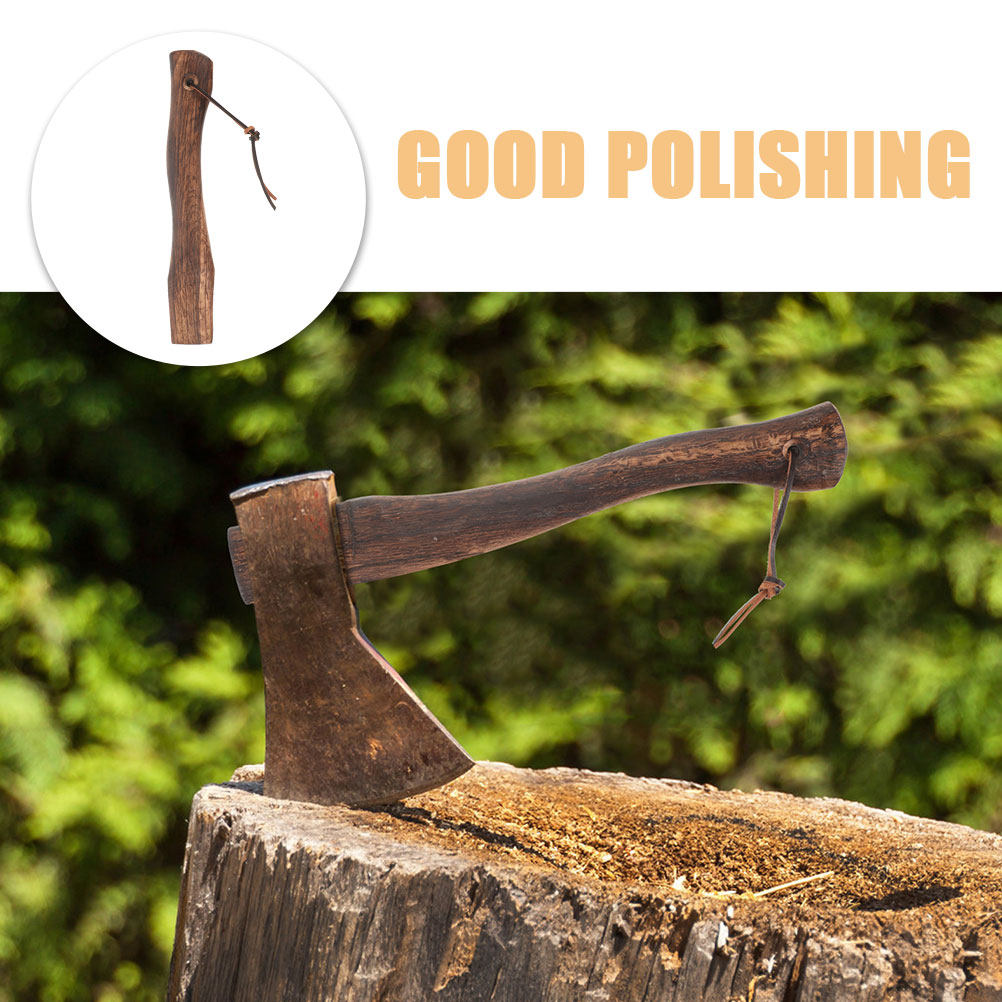 2Pcs Wooden Axe Handle Replace - Woodworking Hatchet ulasan dan harga