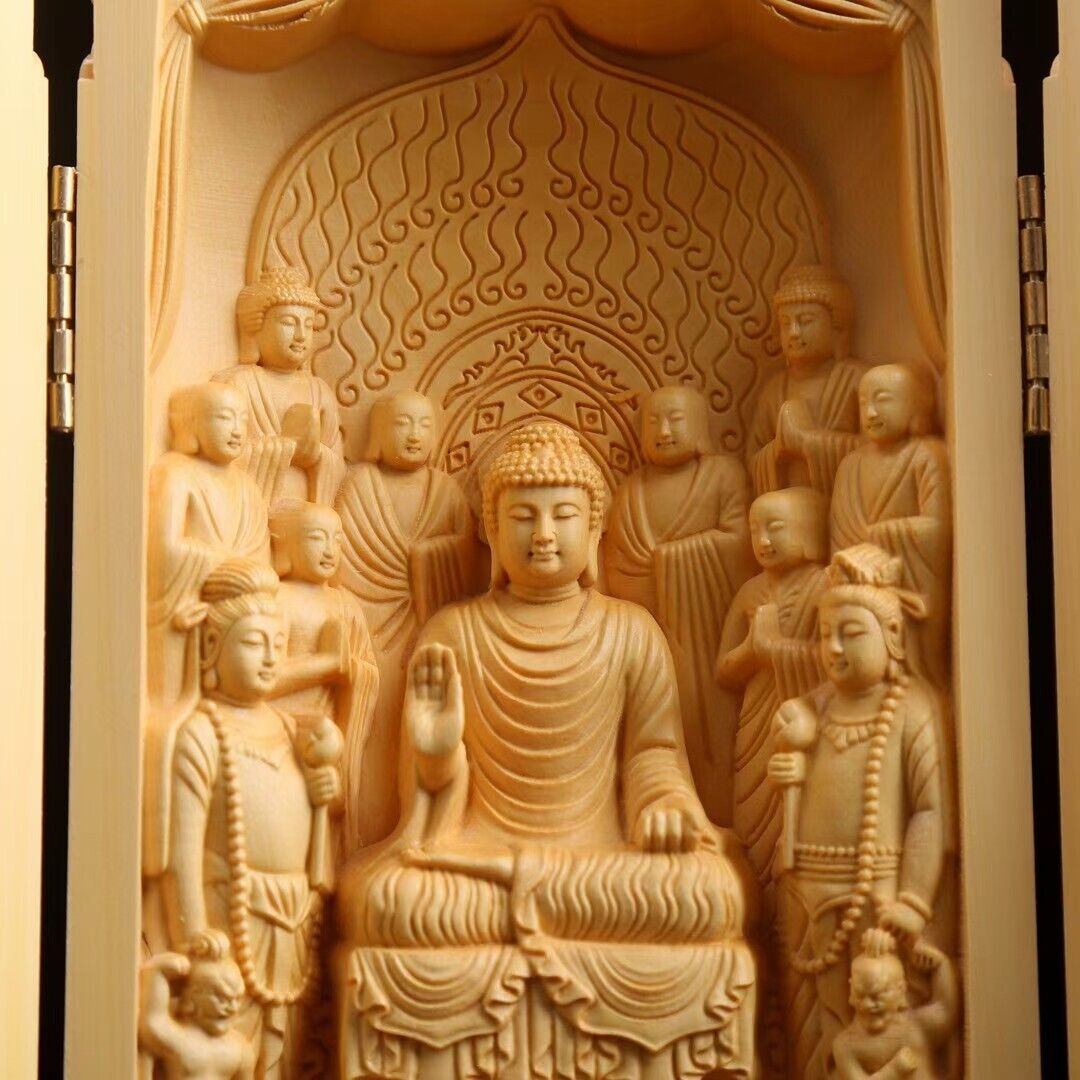 Chinese Nice Art Work Boxwood  - Zen Woodworking ulasan dan harga